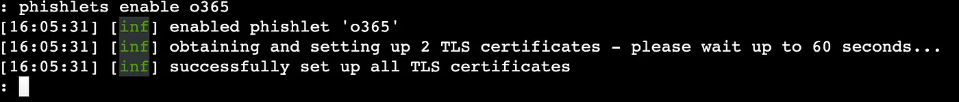 Evilginx phishlet hostname configuration